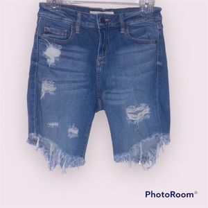 hidden denim shorts*